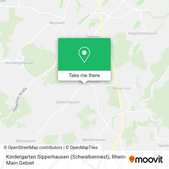 Карта Kindergarten Sipperhausen (Schwalbennest)