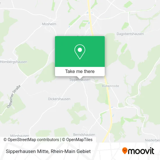 Карта Sipperhausen Mitte