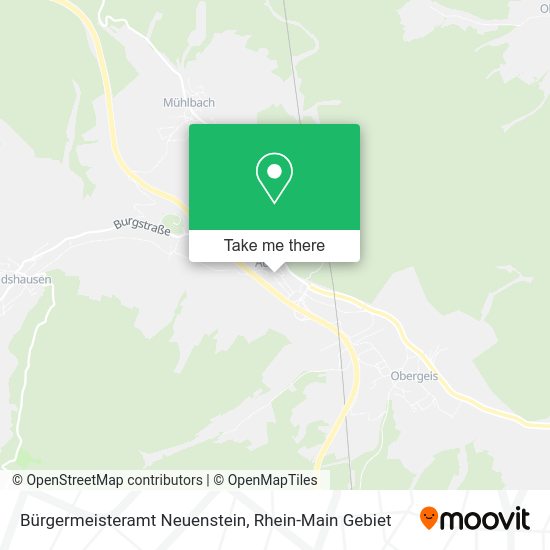 Карта Bürgermeisteramt Neuenstein