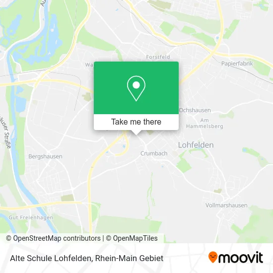 Карта Alte Schule Lohfelden