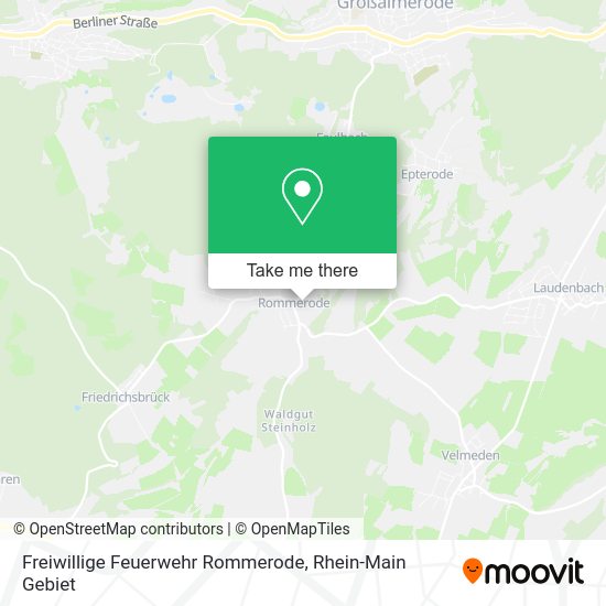 Карта Freiwillige Feuerwehr Rommerode