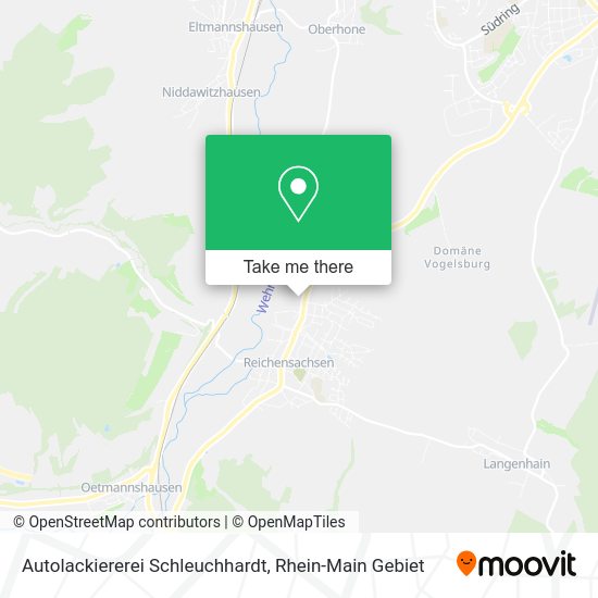 Карта Autolackiererei Schleuchhardt