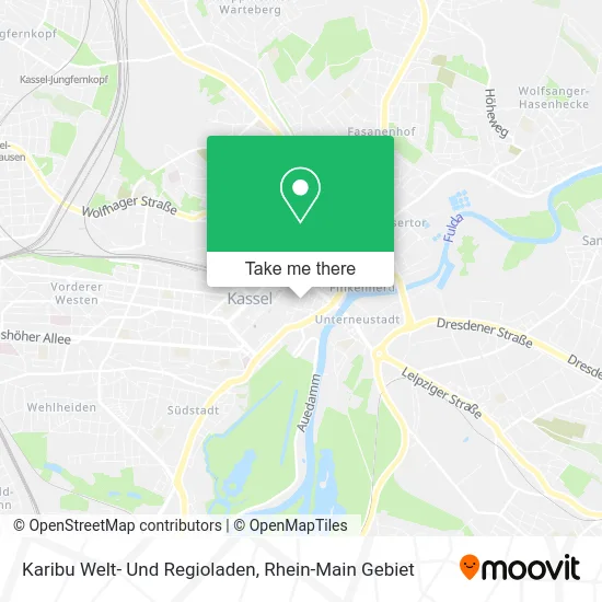 Карта Karibu Welt- Und Regioladen