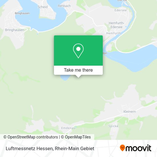 Карта Luftmessnetz Hessen
