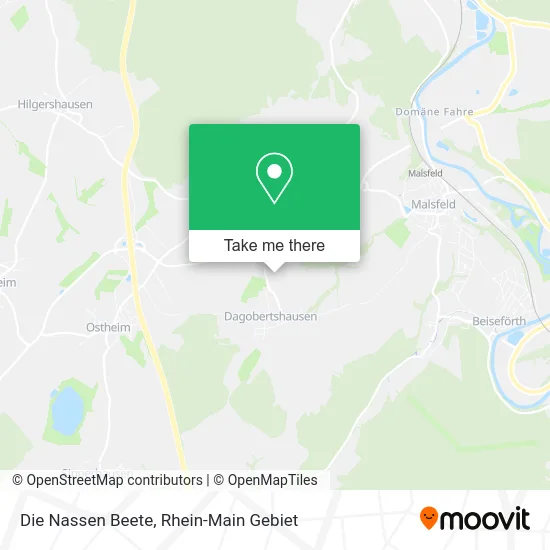 Карта Die Nassen Beete