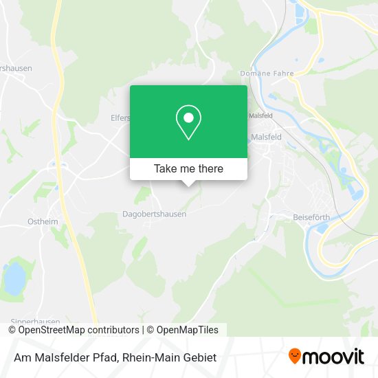 Карта Am Malsfelder Pfad
