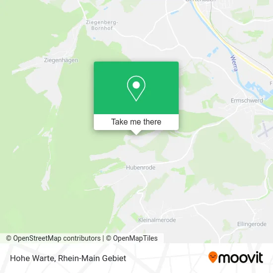 Карта Hohe Warte