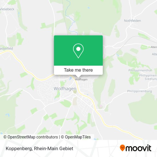 Карта Koppenberg
