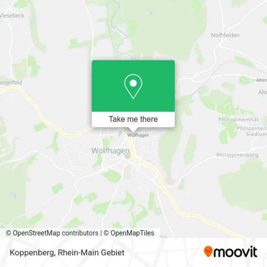 Карта Koppenberg