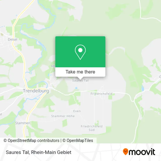 Карта Saures Tal