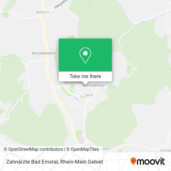 Карта Zahnärzte Bad Emstal
