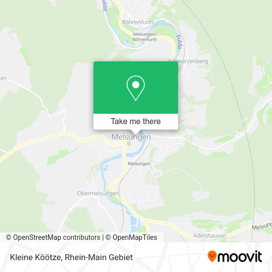 Карта Kleine Köötze