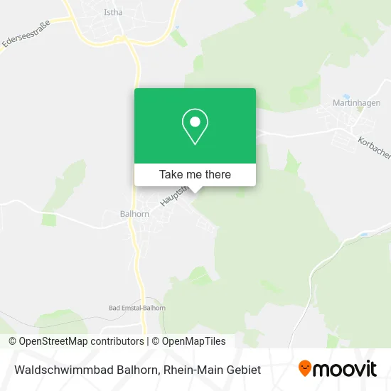 Карта Waldschwimmbad Balhorn