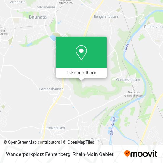 Карта Wanderparkplatz Fehrenberg
