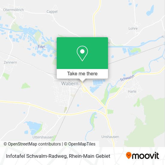 Карта Infotafel Schwalm-Radweg