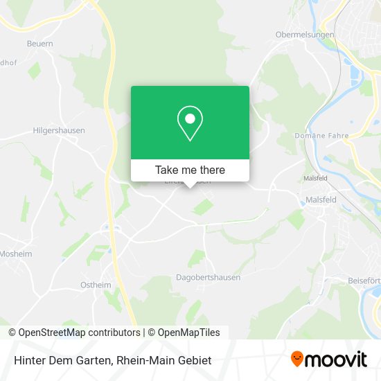 Карта Hinter Dem Garten