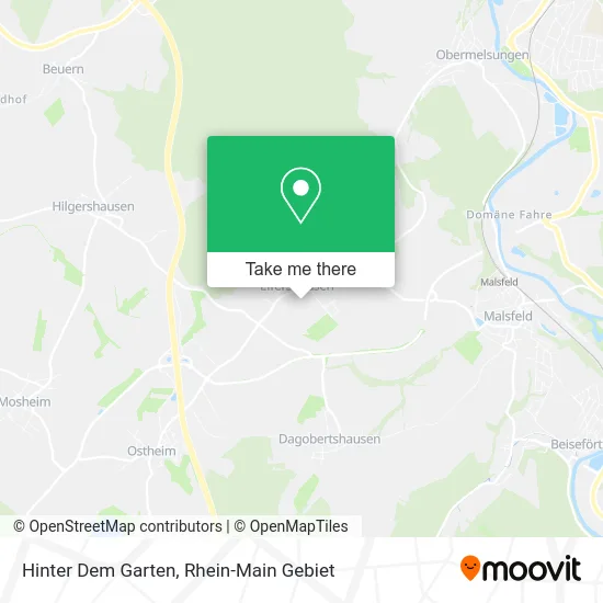 Карта Hinter Dem Garten