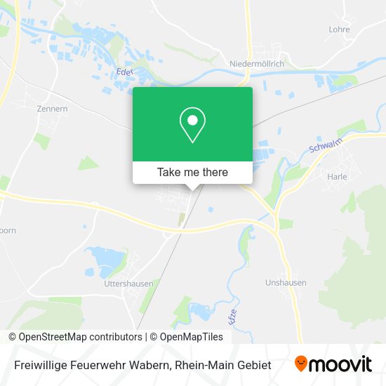 Карта Freiwillige Feuerwehr Wabern