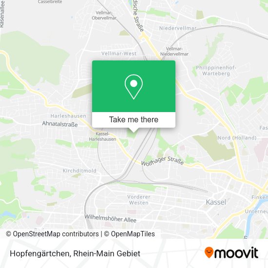 Карта Hopfengärtchen