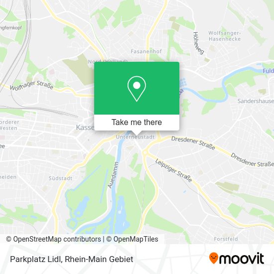 Карта Parkplatz Lidl