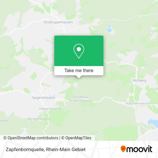 Карта Zapfenbornquelle