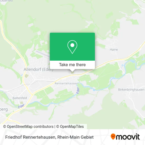 Карта Friedhof Rennertehausen