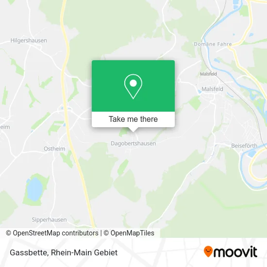 Gassbette map