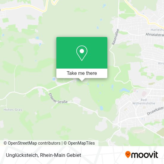 Карта Unglücksteich