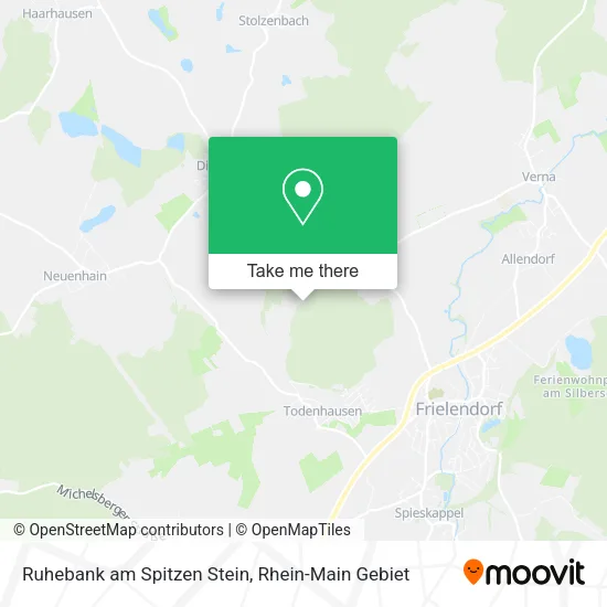 Карта Ruhebank am Spitzen Stein