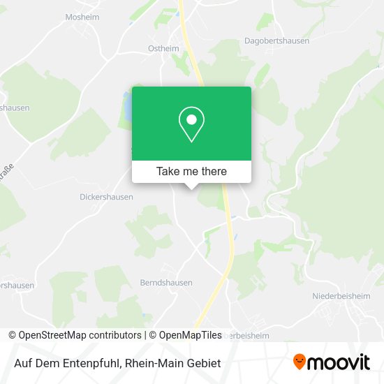 Карта Auf Dem Entenpfuhl