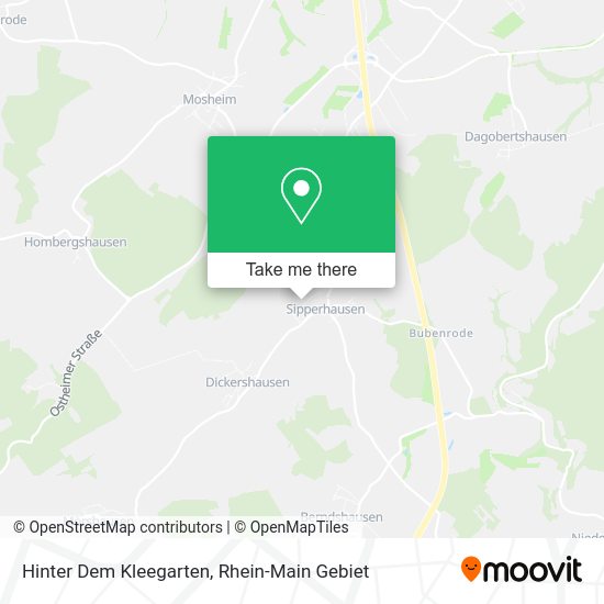 Карта Hinter Dem Kleegarten