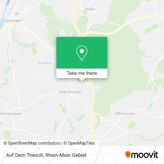 Карта Auf Dem Triesch