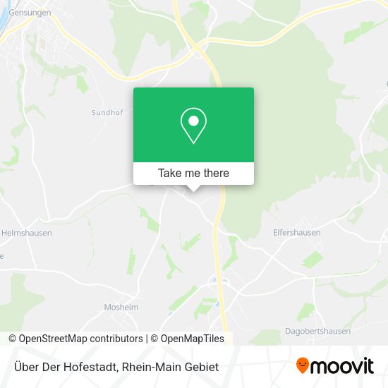 Карта Über Der Hofestadt