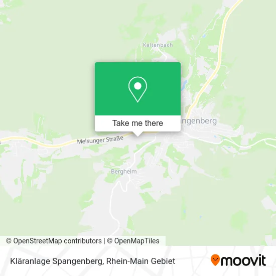 Карта Kläranlage Spangenberg