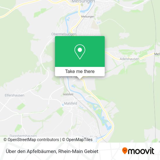 Карта Über den Apfelbäumen