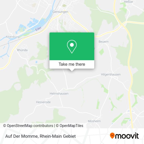 Карта Auf Der Momme