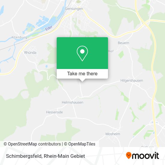 Карта Schimbergsfeld