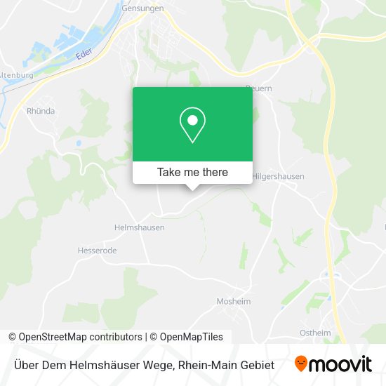Карта Über Dem Helmshäuser Wege