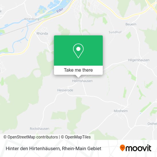Карта Hinter den Hirtenhäusern