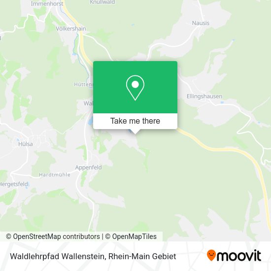 Карта Waldlehrpfad Wallenstein