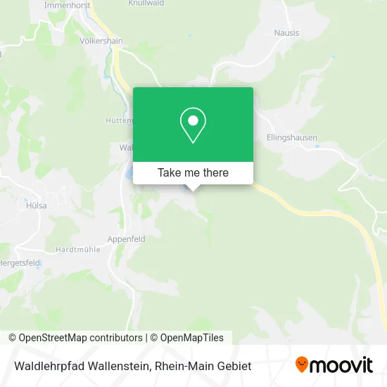 Карта Waldlehrpfad Wallenstein