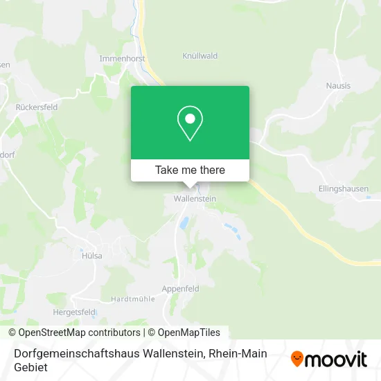 Карта Dorfgemeinschaftshaus Wallenstein