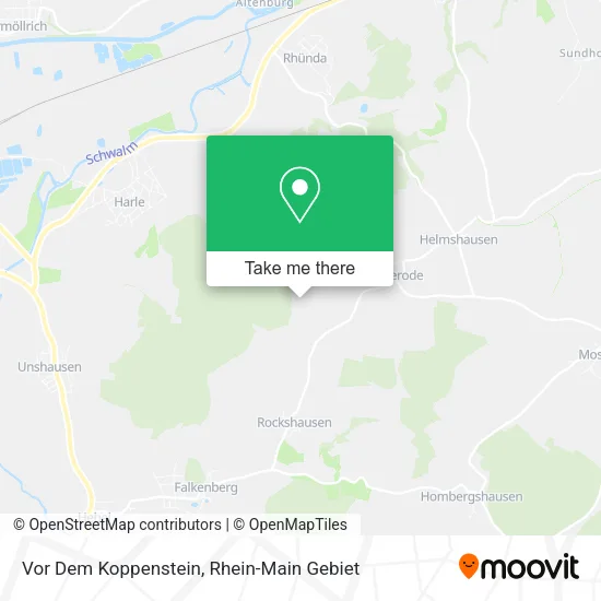 Карта Vor Dem Koppenstein