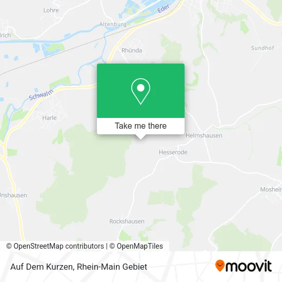 Карта Auf Dem Kurzen