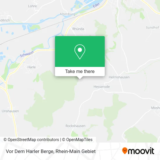 Карта Vor Dem Harler Berge