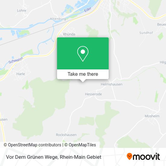 Карта Vor Dem Grünen Wege