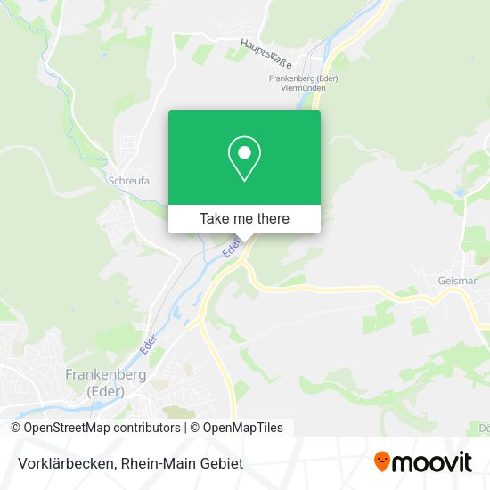 Карта Vorklärbecken
