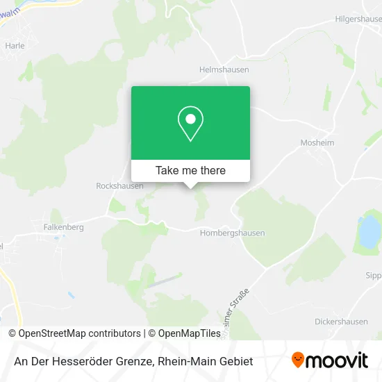 Карта An Der Hesseröder Grenze