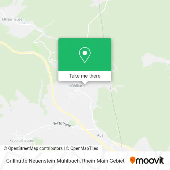 Карта Grillhütte Neuenstein-Mühlbach