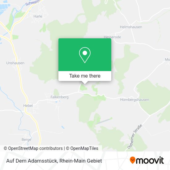 Карта Auf Dem Adamsstück